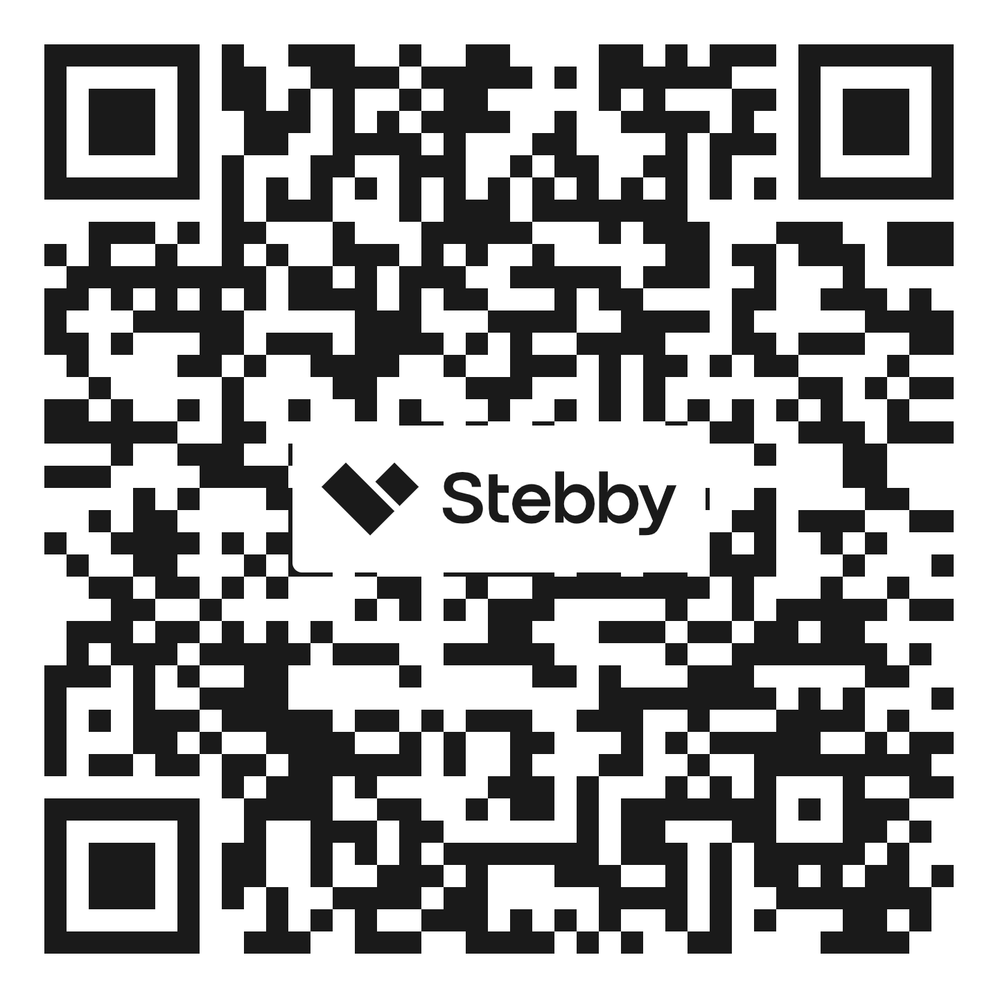 Broneeri aeg Stebby kaudu – QR-kood